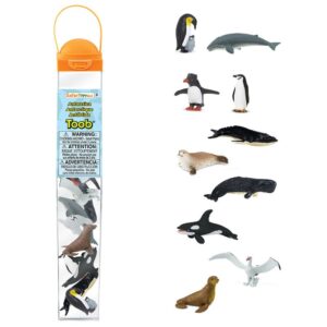 Zwierzęta Antarktyki, figurki w tubie Safari Ltd.