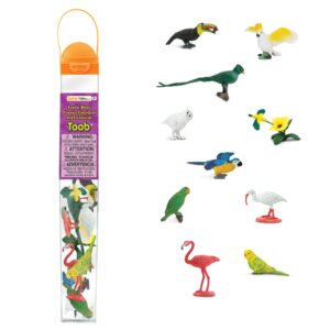 Ptaki egzotyczne, figurki w tubie Safari Ltd.