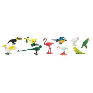 Ptaki egzotyczne, figurki w tubie Safari Ltd.