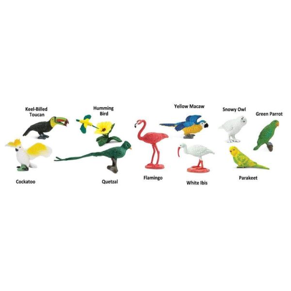 Ptaki egzotyczne figurki edukacyjne Safari Ltd.