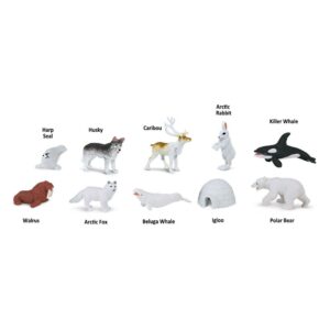 Zwierzęta Arktyki, figurki w tubie Safari Ltd.