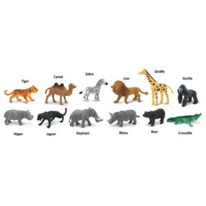Dzikie zwierzęta, figurki w tubie Safari Ltd.