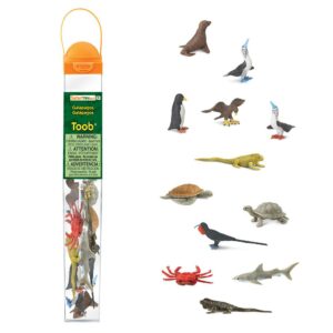 Zwierzęta Galapagos, figurki w tubie Safari Ltd.