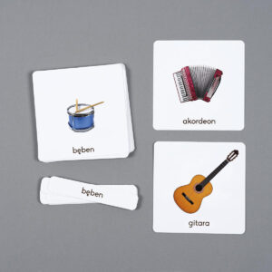 Instrumenty, karty Montessori do samodzielnego wydruku