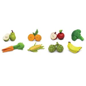 Owoce i warzywa, figurki w tubie Safari Ltd.