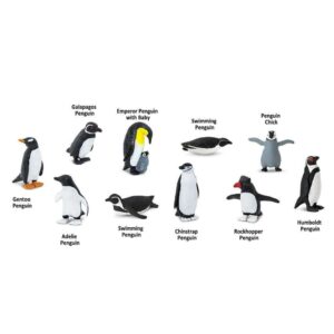 Pingwiny, figurki edukacyjne w tubie Safari Ltd.