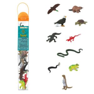 Zwierzęta rzeki, figurki w tubie Safari Ltd.