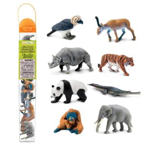 Zwierzęta Azji, figurki w tubie Safari Ltd.