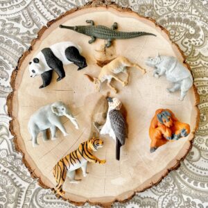 Zwierzęta Azji, figurki w tubie Safari Ltd.