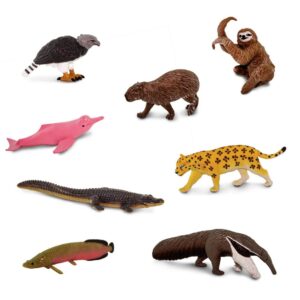 Zwierzęta Ameryki Południowej, figurki w tubie Safari Ltd.